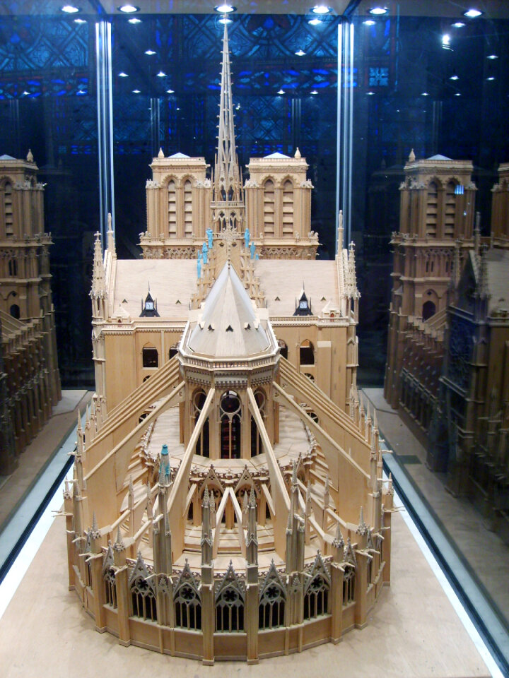 Model of Cathedrale Notre Dame de Paris