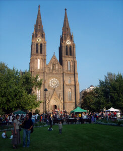 Church of st. Ludmila in Prague photo