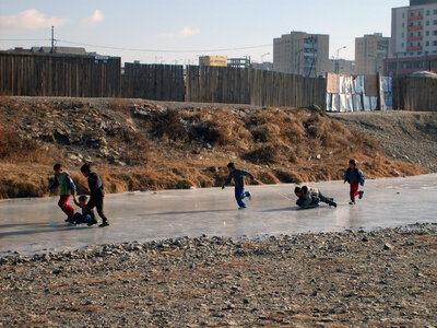 Children in Ulaanbaatar photo