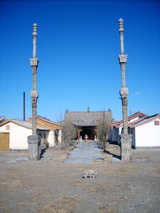 Buddhist nunnery in Mongolia