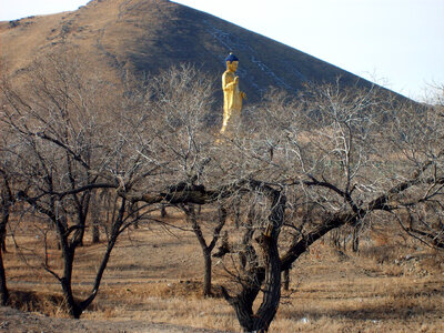 Buddha statue in Mongolia photo