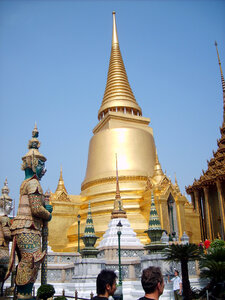 Stupa in Grand Palace in Bangkok photo