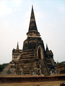 Ayutthaya buddhist complex in Thailand photo