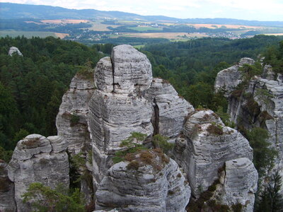 Rock city in Czech republic