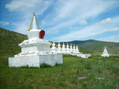 Buddhist stupas in Mongolia