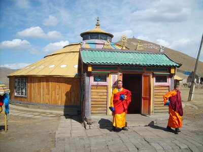 Mongolian buddhist temple photo