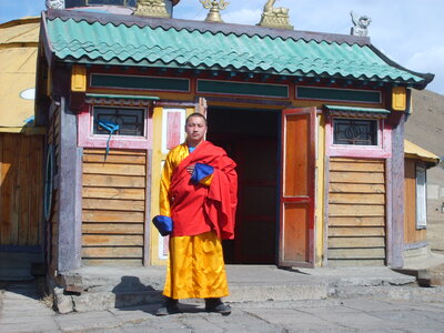 Mongolian buddhist monk