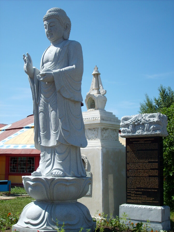 Buddha statue in Mongolia photo