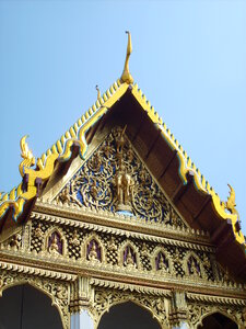 Buddhist temple in Bangkok photo