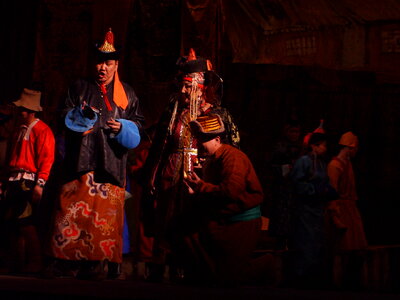 Modern mongolian opera in Ulaanbaatar photo