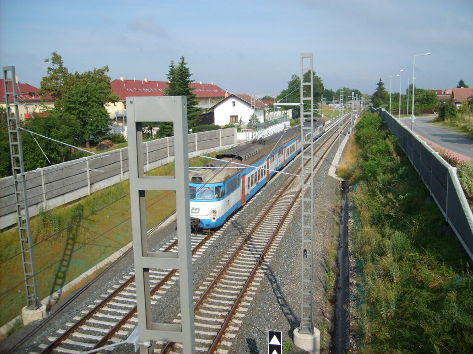 Photo of old city train in Czech republic