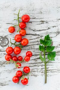 Red, hot & green fresh cherry