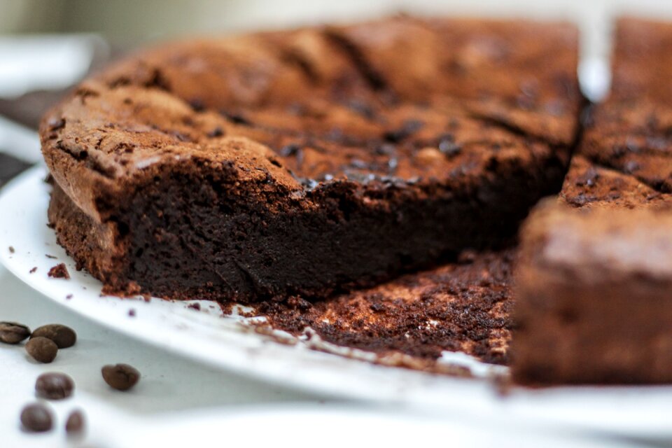3 cake coffee beans Homemade chocolate cake