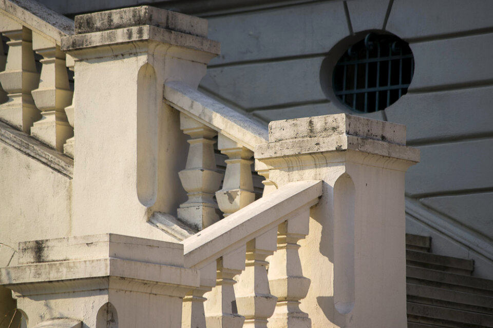 Baroque stone staircase