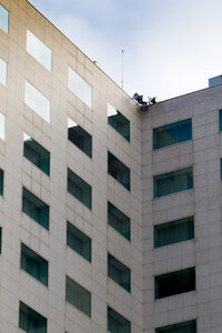 Modern hotel windows