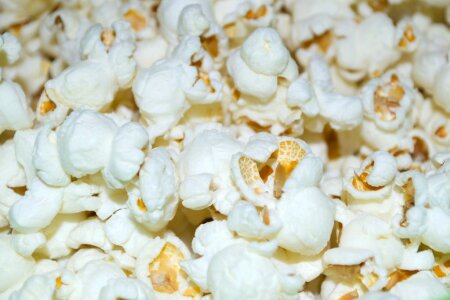 Salted popcorn photo