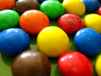 Colorful bombons