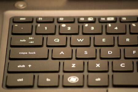 Laptop keyboard keys photo