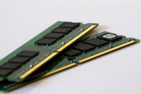 DRAM memory modules photo