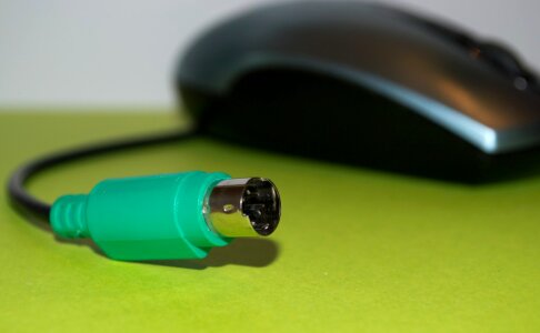 Mouse PS2 cable plug