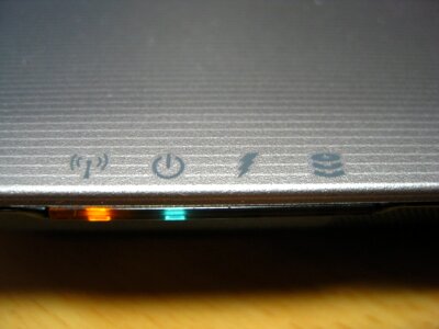 Laptop activity leds