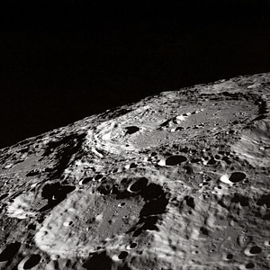 Kraterandschaft lunar landscape lunar surface photo