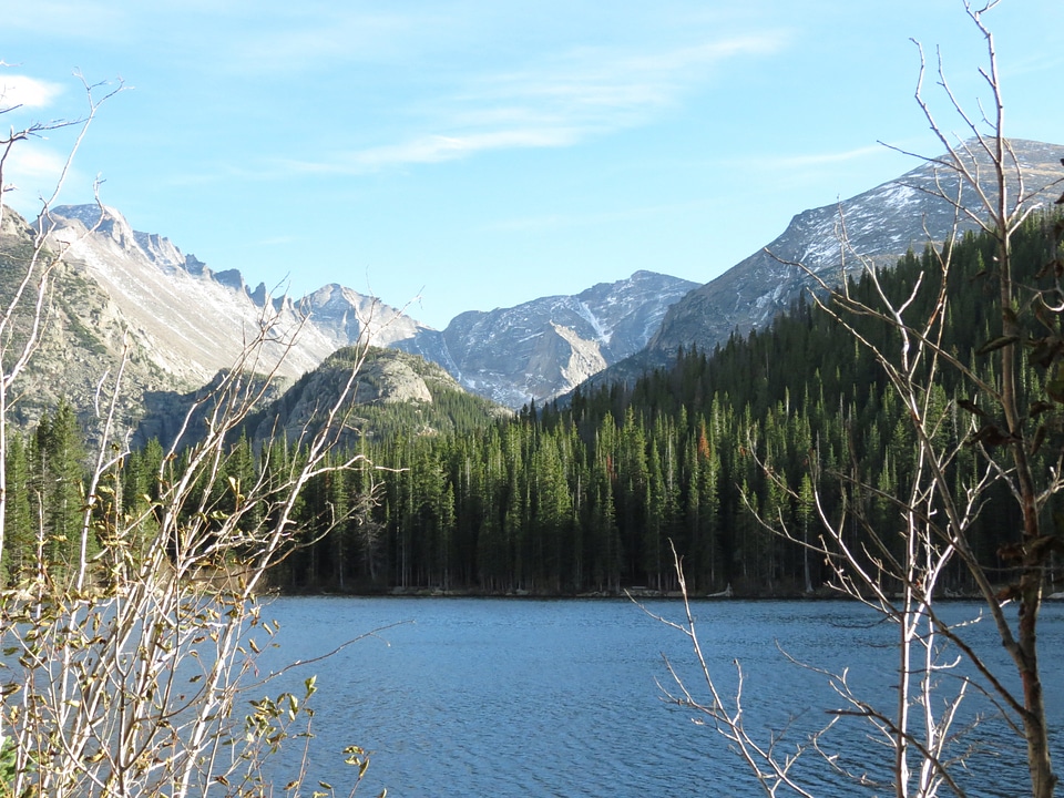 Colorado rocky mountains landscape