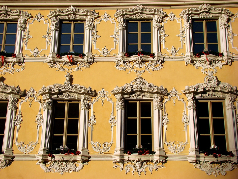 Building house facade baroque