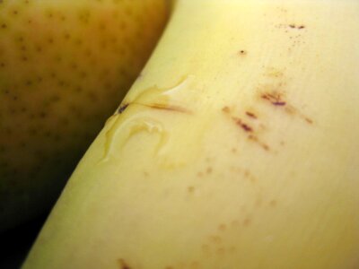Ripe banana spots