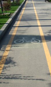 Bicycle lane photo