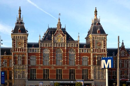 Centraal Station in Amsterdam photo