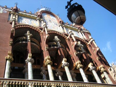 Palau de la Musica Catalana detail photo