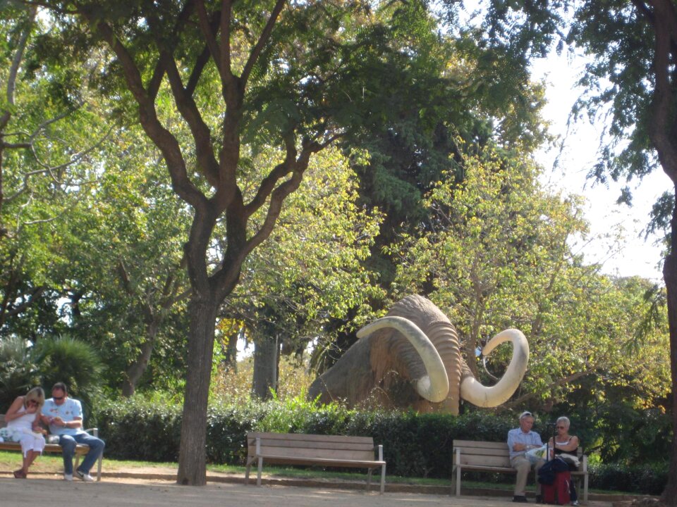 Mammoth in Parc de la Ciutadella