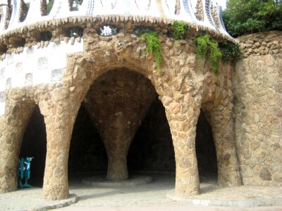 Guell park Grotto