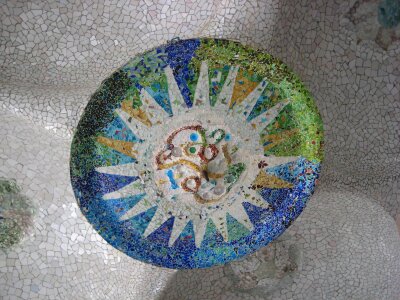 Ceiling mosaic photo