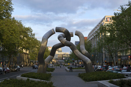 Berlin metallic sculpture photo
