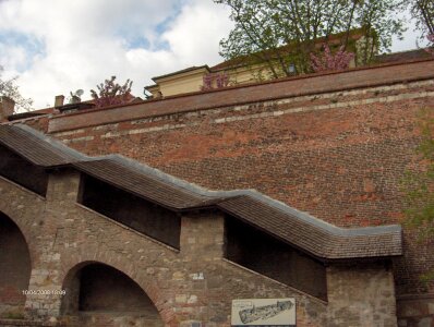 Buda Castle staircase entrance photo