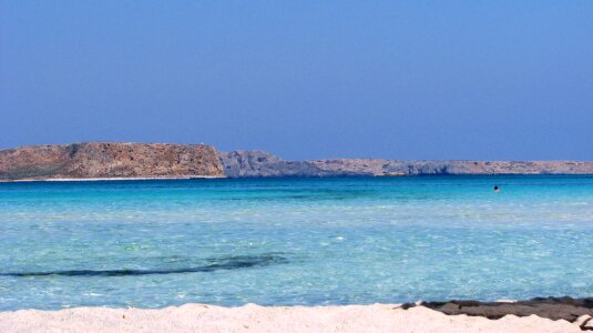 Crystal clear sea photo