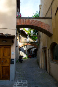 Florence narrow street photo