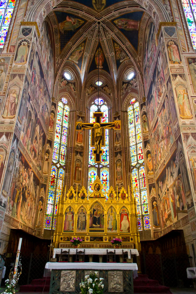 Altar and crucifix