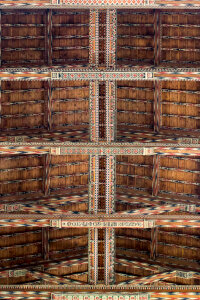 Wooden roof of Santa Croce nave photo