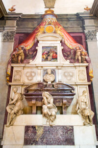 Funerary monument of Michelangelo photo
