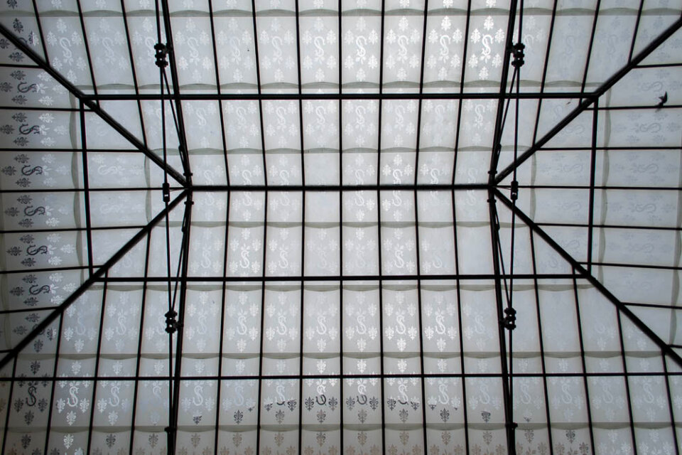 Glass ceiling of photo