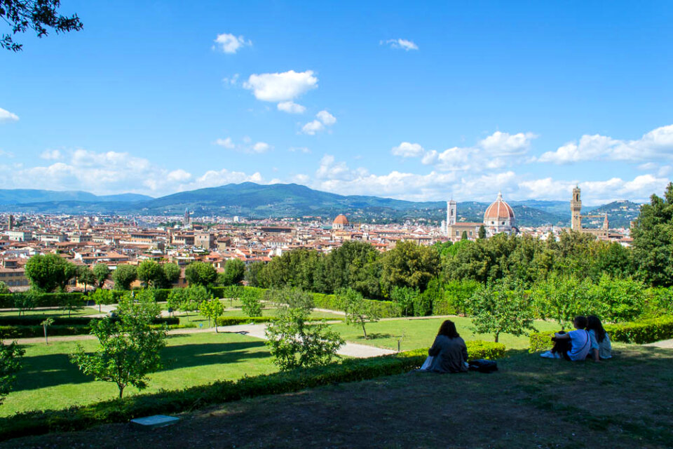 Florence panorama from Boboli Gardens