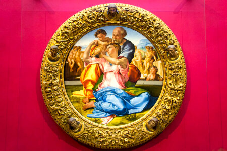 Doni Tondo painting by Michelangelo