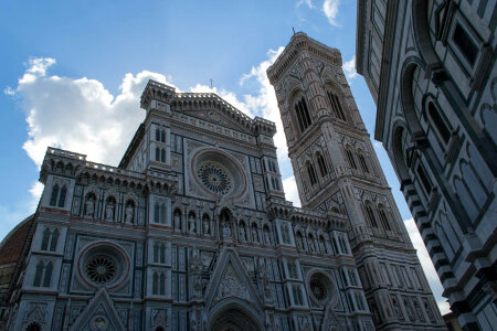 Facade of Florence Cathedral photo