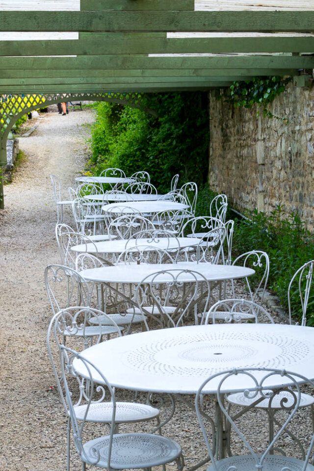Terrace under pergola
