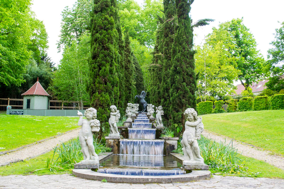 Terraced waterfall