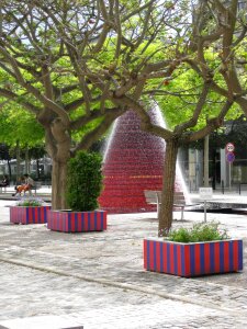 Volcano fountain