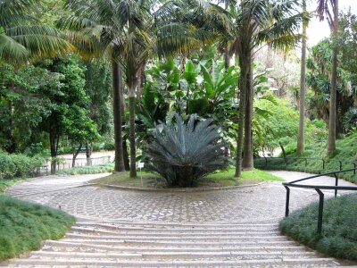 Botanical garden entrance